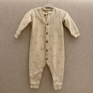 Quincy Mae Rainbow Cream Kids One Piece